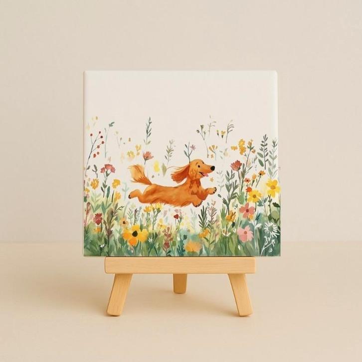 Wandtegeltje spring in 't veld, Huis en Inrichting, Woonaccessoires | Wanddecoraties, Nieuw, Ophalen of Verzenden