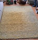 Vloerkleed geel gemeleerd grove lus, Huis en Inrichting, Gebruikt, Overige kleuren, 150 tot 200 cm, Ophalen of Verzenden