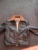 Leren jas maat M, Ophalen of Verzenden, Zo goed als nieuw, Maat 52/54 (L), Zwart