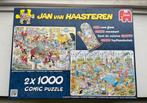 Jan van Haasteren puzzels 2x1000 (Taartentoernooi&Zeebanket), Ophalen, Zo goed als nieuw