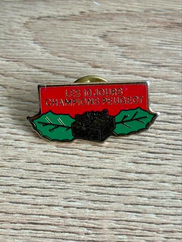 Les 10 Jours Champions Peugeot Vintage Pin beschikbaar voor biedingen