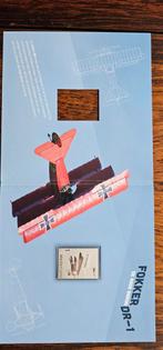 Zilveren Postzegel Vliegtuigen - Fokker DR-1, Ophalen of Verzenden