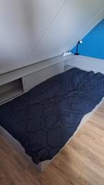 Wood bed 1 persoons grijs, Huis en Inrichting, Slaapkamer | Bedden, Ophalen, 90 cm, Eenpersoons, 200 cm