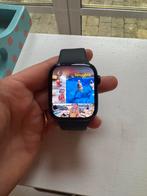 Apple Watch Series 7 - 45mm Aluminium Zwart, Afstand, Zwart, IOS, Ophalen of Verzenden