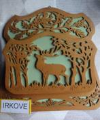 ART NOUVEAU * KRANTENHANGER MET HERT * Kunst! *, Antiek en Kunst, Verzenden