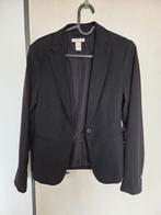 Zwarte getailleerde colbert - Maat 34, Kleding | Dames, H&M, Zwart, Ophalen of Verzenden, Zo goed als nieuw
