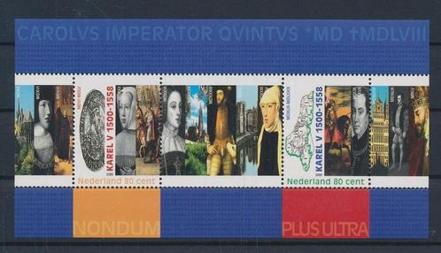 2000 Blok 500e Geboortedag Karel V 1877 postfris, Postzegels en Munten, Postzegels | Nederland, Postfris, Na 1940, Verzenden
