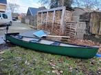 canadese kano met  electro motort, Watersport en Boten, Ophalen, Gebruikt, Canadese kano of Open kano, Met peddels
