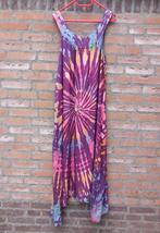 Paarse tie-dye boho hippie festival maxi dress XL / 42, Paars, Maat 42/44 (L), Ophalen of Verzenden, Zo goed als nieuw