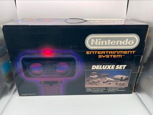 Nintendo Nes Deluxe Set R.O.B. Gyromite Duckhunt PAL HOL CIB, Spelcomputers en Games, Spelcomputers | Nintendo NES, Zo goed als nieuw