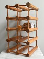 Vintage houten wijnrek Nissen stijl, Huis en Inrichting, Woonaccessoires | Wijnrekken, Ophalen of Verzenden, Zo goed als nieuw
