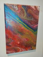 Mooi klein schilderij, small painting, art, kunst, kunstwerk, Antiek en Kunst, Kunst | Schilderijen | Abstract, Ophalen of Verzenden