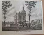 14 / Huis te Heukelom Kopergravure ca 1790, Antiek en Kunst, Kunst | Etsen en Gravures, Ophalen of Verzenden