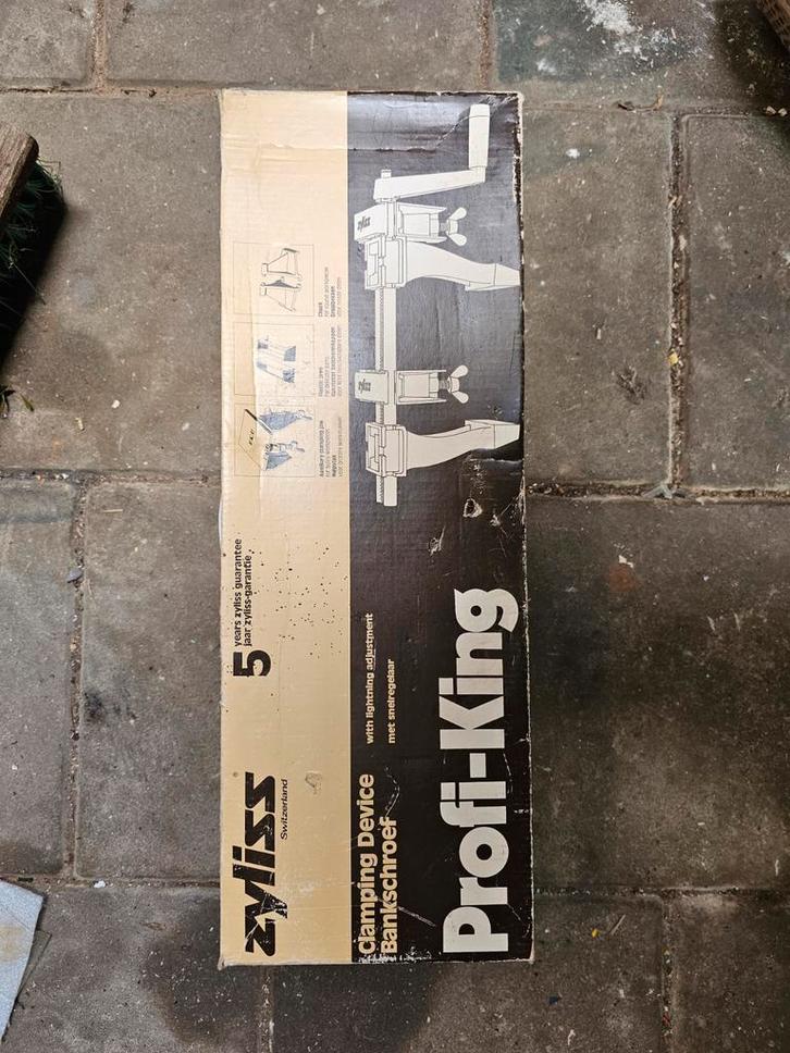 Zyliss Profi-King Bankschroef - Nieuw in doos!, Doe-het-zelf en Verbouw, Werkbanken, Nieuw, Minder dan 70 cm, Bankschroef, Ophalen of Verzenden