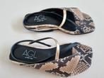Supermooie leren sandalen van AGL. Maat 36. Zgan., Zwart, AGL, Zo goed als nieuw, Sandalen of Muiltjes