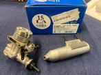 OS-Max 15 LA 2-takt Nitro Motor, Ophalen of Verzenden, Zo goed als nieuw, Nitro