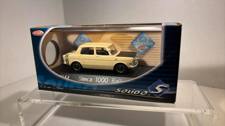 Simca 1000 rally solido 1.43, Hobby en Vrije tijd, Modelauto's | 1:43, Zo goed als nieuw, Auto, Solido, Ophalen of Verzenden