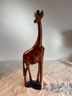 Handgesneden houten giraffe, Ophalen of Verzenden