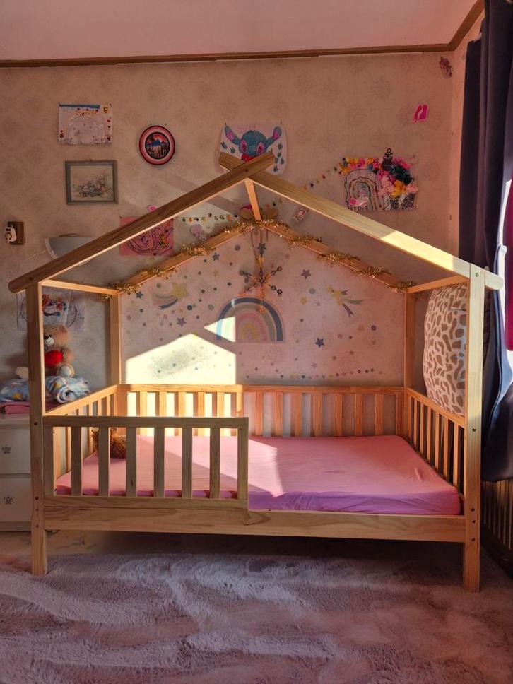 Petit Amelie Bedhuis 160x80 - Zo goed als nieuw!, Kinderen en Baby's, Kinderkamer | Bedden, Zo goed als nieuw, 160 tot 180 cm