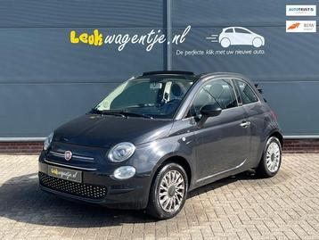 Fiat 500 C 1.2 Lounge Cabrio *zwarte kap *cruise *airco beschikbaar voor biedingen