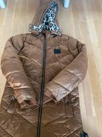 Bronzen jas met panterprint voering in maat 158/164, Kleding | Dames, Jassen | Winter, Ophalen of Verzenden, Gedragen, Bruin