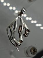 Zilveren kettinghanger panter - 925 zilver, Nieuw, Ophalen of Verzenden, Zilver, Dier