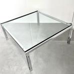 Salontafel Hank Kwint Metaform mod M-1 vintage design, Ophalen, Glas