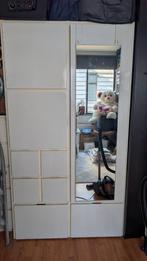 MOET WEG witte Ikea Kast met Spiegel, Huis en Inrichting, Kasten | Kledingkasten, Ophalen, Gebruikt, 100 tot 150 cm, 150 tot 200 cm