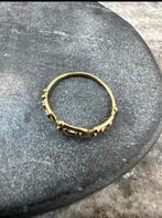 18k Gouden Tiffany Ring, Sieraden, Tassen en Uiterlijk, Ringen, Ophalen of Verzenden, Zo goed als nieuw, Goud, Dame