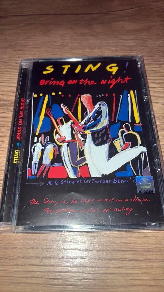 Sting: Bring On The Night uit 1985., Cd's en Dvd's, Dvd's | Muziek en Concerten, Zo goed als nieuw, Alle leeftijden, Ophalen of Verzenden