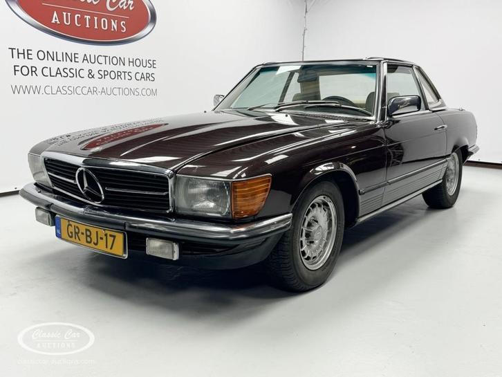 Mercedes-benz 500   - ONLINE AUCTION, Auto's, Oldtimers, Bedrijf, Mercedes-Benz, Benzine, Cabriolet, Automaat, Geïmporteerd, Bruin