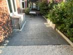 +/- 400 terras tegels gratis afhalen, Tuin en Terras, Ophalen, Natuursteen, 10 m² of meer, Terrastegels