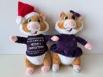 Knuffel set hamster in paars 30 cm / Albert Heijn / Kerst, Diversen, Kerst, Ophalen of Verzenden, Zo goed als nieuw