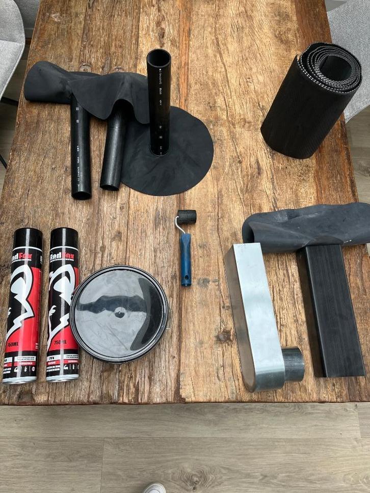 EPDM - dakbedekking, Doe-het-zelf en Verbouw, Dakpannen en Dakbedekking, Nieuw, Dakleer, Overige materialen, Zwart, Minder dan 5 m²