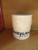 Disneyland mok wit met logo 9,5cm, Ophalen of Verzenden, Mickey Mouse, Zo goed als nieuw, Servies