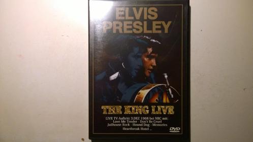 Elvis Presley - The King Live (DVD), Cd's en Dvd's, Dvd's | Muziek en Concerten, Zo goed als nieuw, Muziek en Concerten, Alle leeftijden
