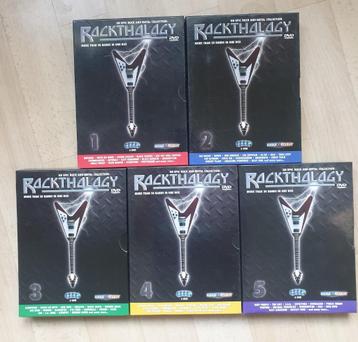 5 dvd's muziekconcert RockThology rock & metal deel 1 t/m 5 beschikbaar voor biedingen