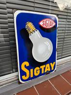 Vintage Sigtay Emaille Reclamebord, Antiek en Kunst, Ophalen of Verzenden
