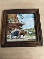 Leuk Tegeltje met Hollands tafereel, Antiek en Kunst, Antiek | Wandborden en Tegels, Ophalen
