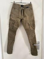 Heren Chasin biker broek spijkerbroek groen katoen jeans S M, Chasin, Overige kleuren, Ophalen of Verzenden, W33 - W34 (confectie 48/50)