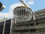 ZEER MOOIE ANTIEKE KRISTALLEN PLAFONNIERE DIAMETER 30 CM, Antiek en Kunst, Ophalen