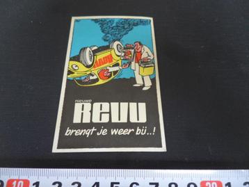 sticker strip Nieuwe REVU brengt je weer bij .. !  VW Kever* beschikbaar voor biedingen