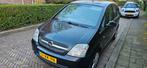 Opel Meriva 1.4 16V 2007 Zwart, Origineel Nederlands, Te koop, 5 stoelen, Benzine