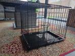 Hondenbench zwart 2-deurs 62x44x50 cm, Dieren en Toebehoren, Ophalen, Zo goed als nieuw, Minder dan 65 cm