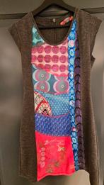 Desigual grijs zomerjurkje maat M, Kleding | Dames, Jurken, Maat 38/40 (M), Ophalen of Verzenden, Zo goed als nieuw, Desigual