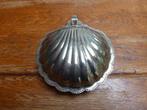 Een vintage verzilverd kaviaarschaaltje schelp (2)