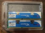 Kingston HyperX 2GB x 2 kit DDR3, Gebruikt, DDR3, Ophalen of Verzenden, 1600 MHz