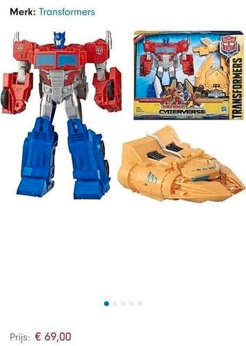 Transformers cyberverse optimus prima transformer beschikbaar voor biedingen