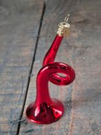 Rode trompet kerstbal, Diversen, Kerst, Ophalen of Verzenden