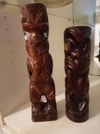 Handgesneden Australische Tiki Maori figuren, Ophalen of Verzenden